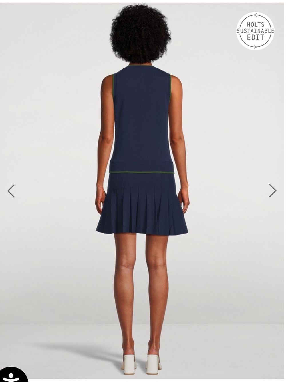 REFORMATION
Blair Sweater Dress. Navy, Grass. Size M. NWOT - Picture 5 of 14